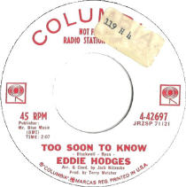 Eddie Hodges - Too Soon To Know